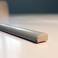 Aria Cream Gloss Quarter Round 1.5 x 30cm gloss ceramic trim side profile
