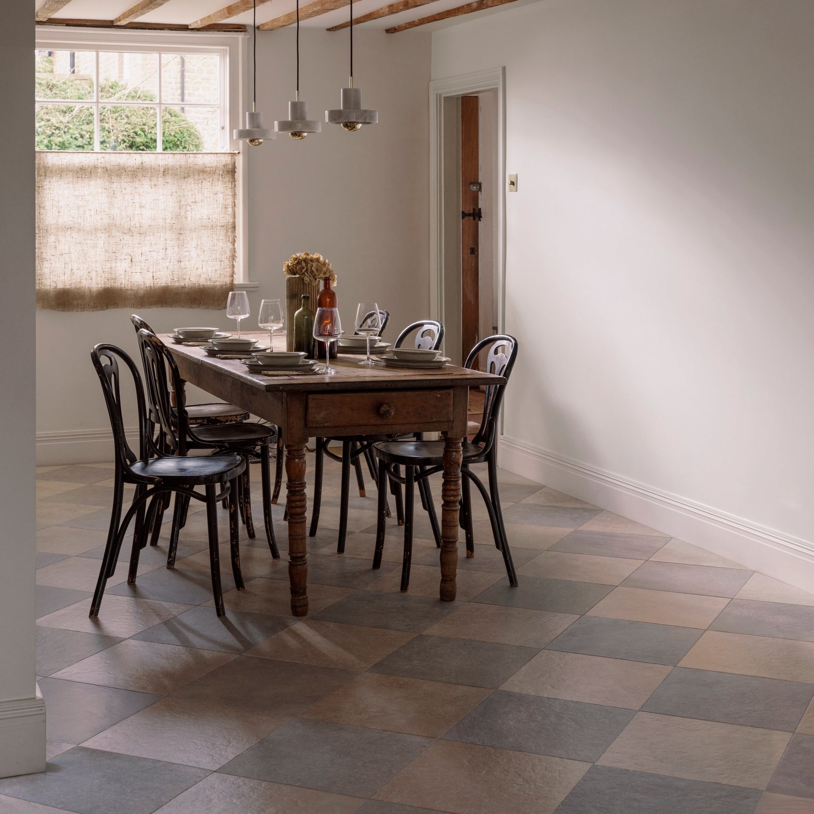 Ascoli Porcelain Grigio 40 x 40cm Wall & Floor Tile – detail view 5