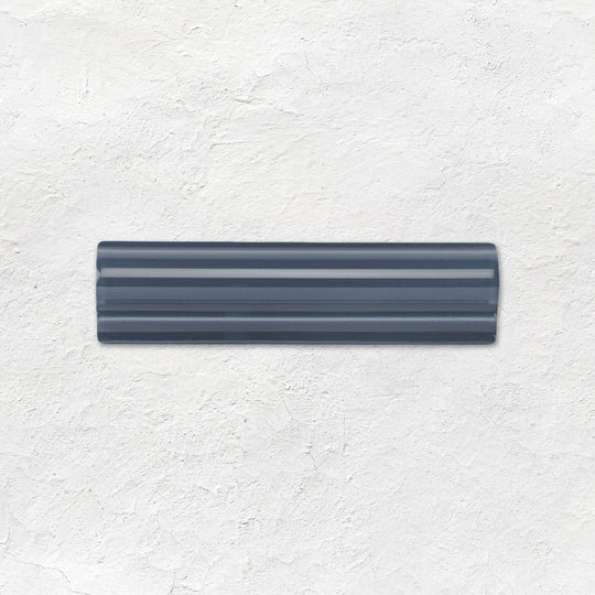 Ascot Blue Albert Moulding Ceramic Wall Tile 152x40mm