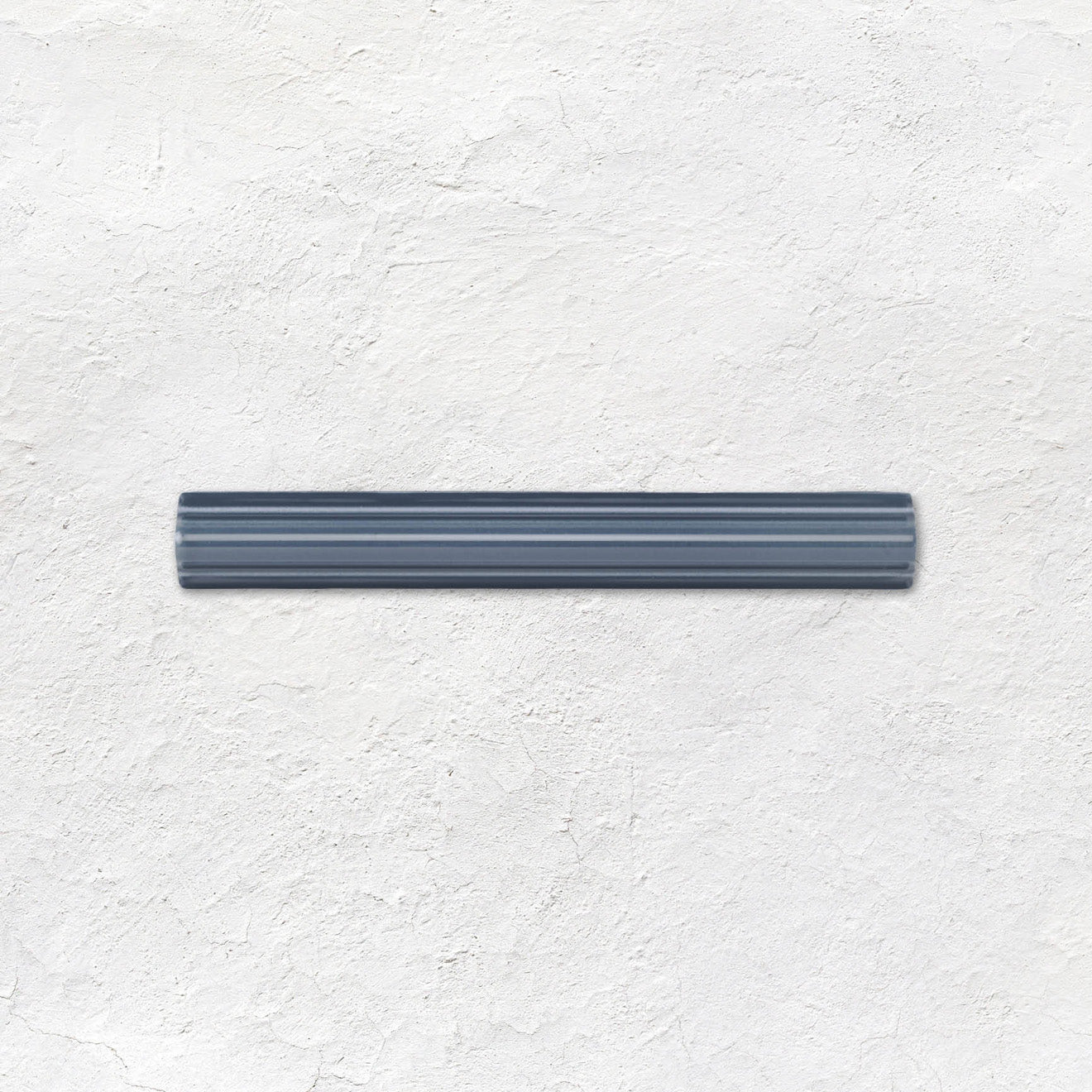 Ascot Blue Astragal Moulding Ceramic Wall Tile 152x21mm - Gloss