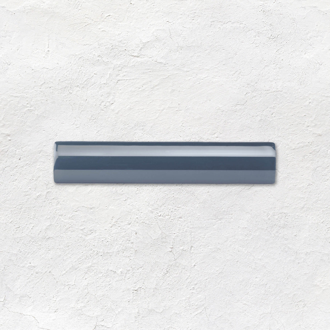 Ascot Blue External Corner Ceramic Wall Tile 152x30mm - Gloss