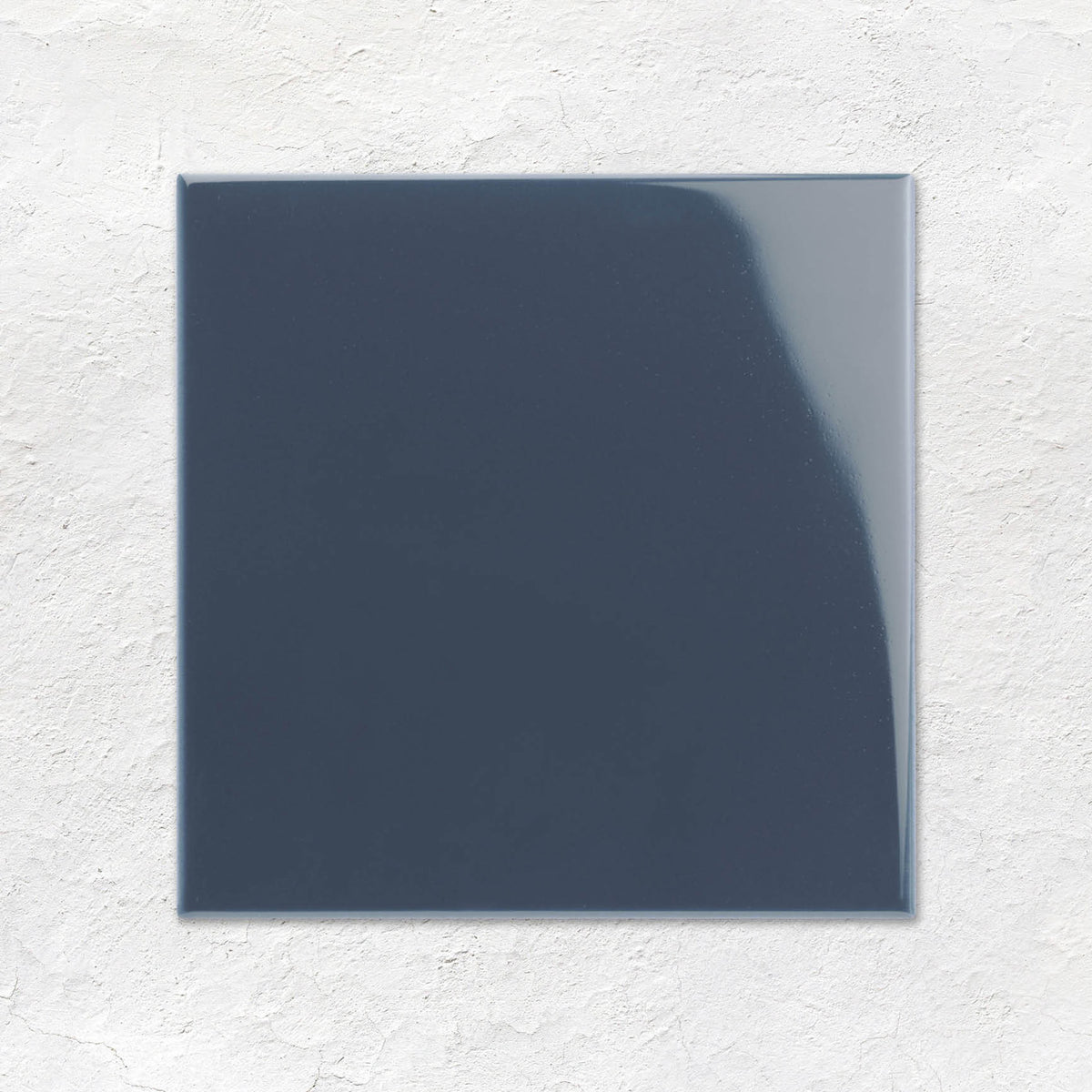Ascot Blue Field Tile 152x152mm - Ceramic - Gloss