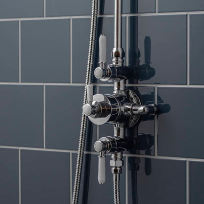 Ascot Blue Field Tile 152x152mm