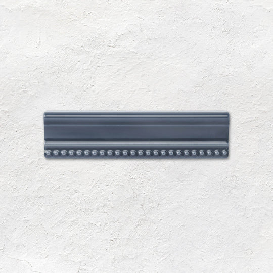 Ascot Blue Hogarth Moulding Ceramic Wall Tile 152x38mm