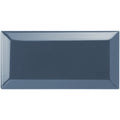 Ascot Blue Metro Bevelled Tile 150x75mm