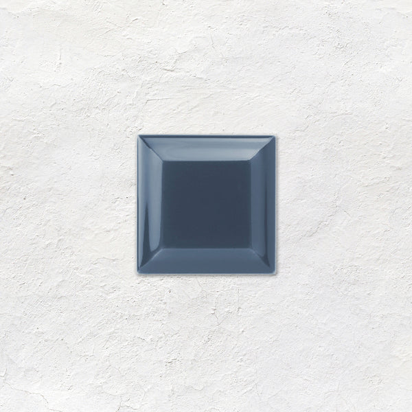 Ascot Blue Metro Bevelled Tile 75 x 75mm