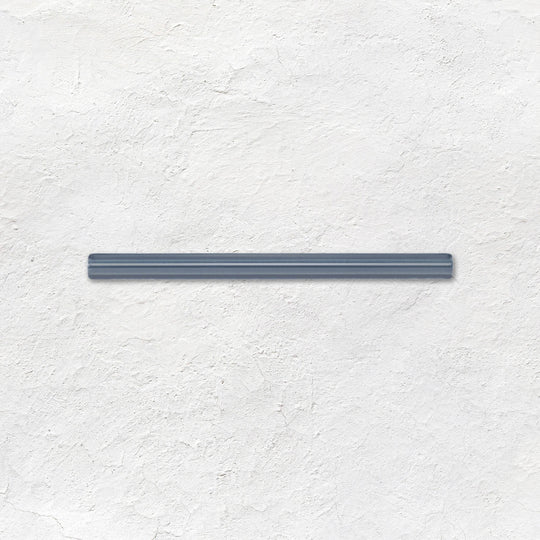Ascot Blue Omega Dado Ceramic Wall Tile 152x12mm