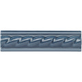 Ascot Blue Rope Moulding Ceramic Wall Tile 152x40mm