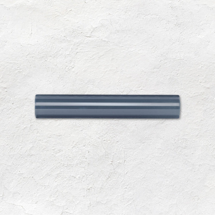 Ascot Blue Sigma Moulding Ceramic Wall Tile 152x26mm - Gloss
