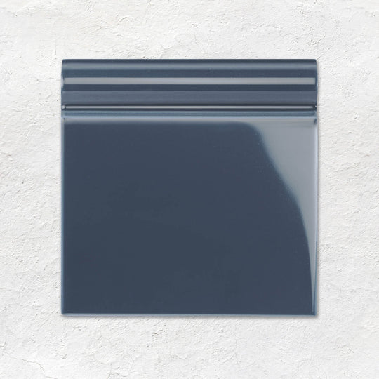 Ascot Blue Skirting Tile 152x152mm