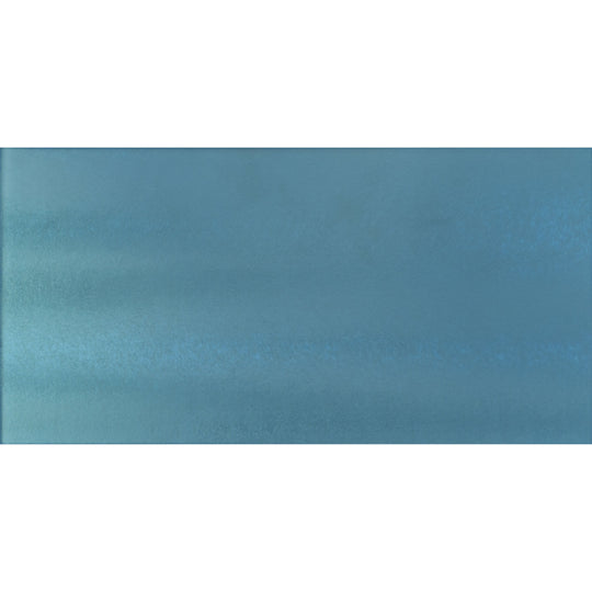 Aurora Borealis Aqua Frosted Decorative Glass Wall Tile - alternate view