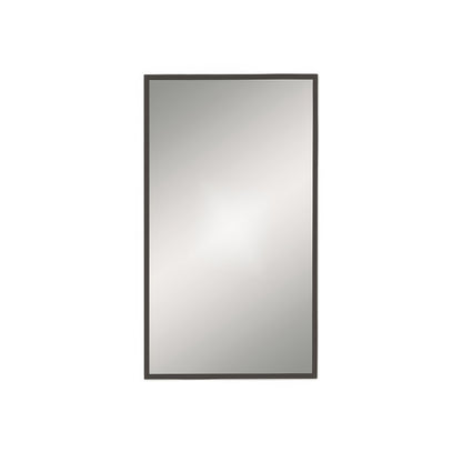 Docklands Rectangular Mirror 40x70cm Black