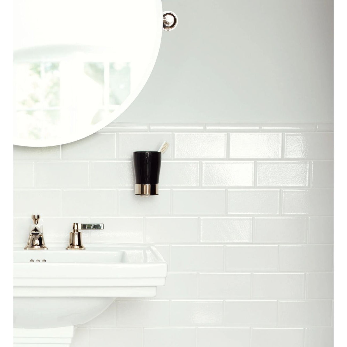 Retro Metro South Kensington trim in a tiled room setting