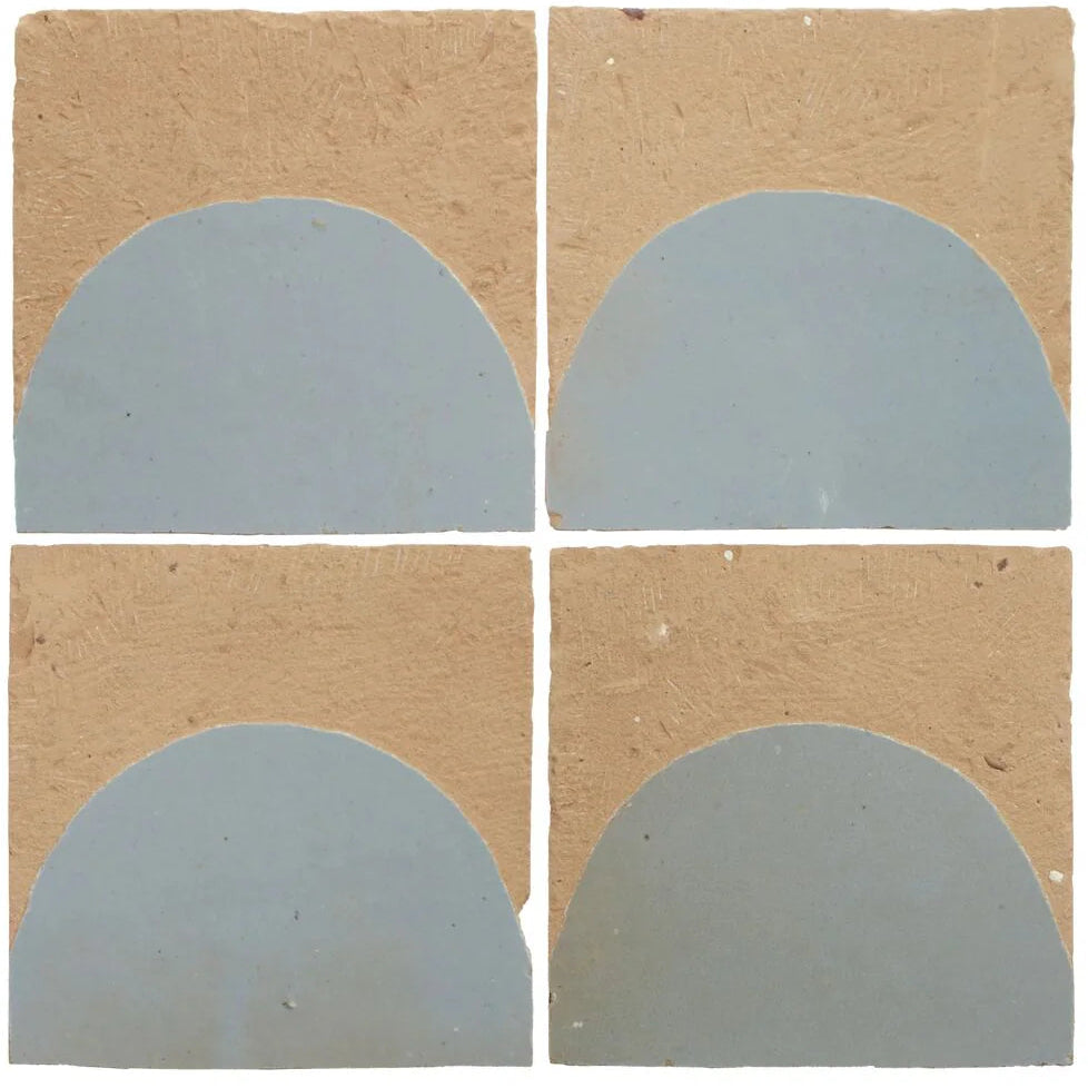 Medina Cornflower Blue Belen Handmade Moroccan Zellige Tile