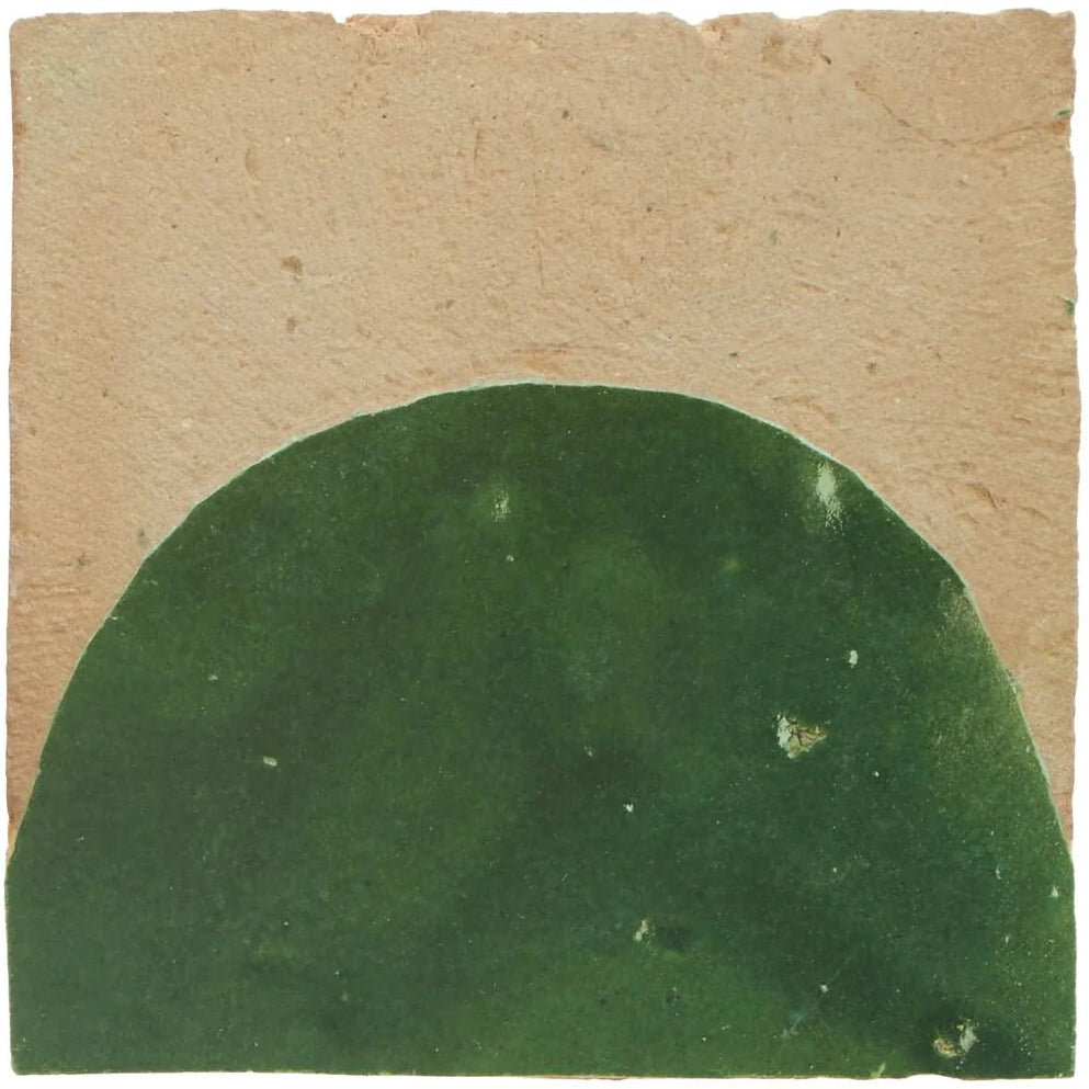 Medina Moss Green Belen Handmade Moroccan Zellige Tile