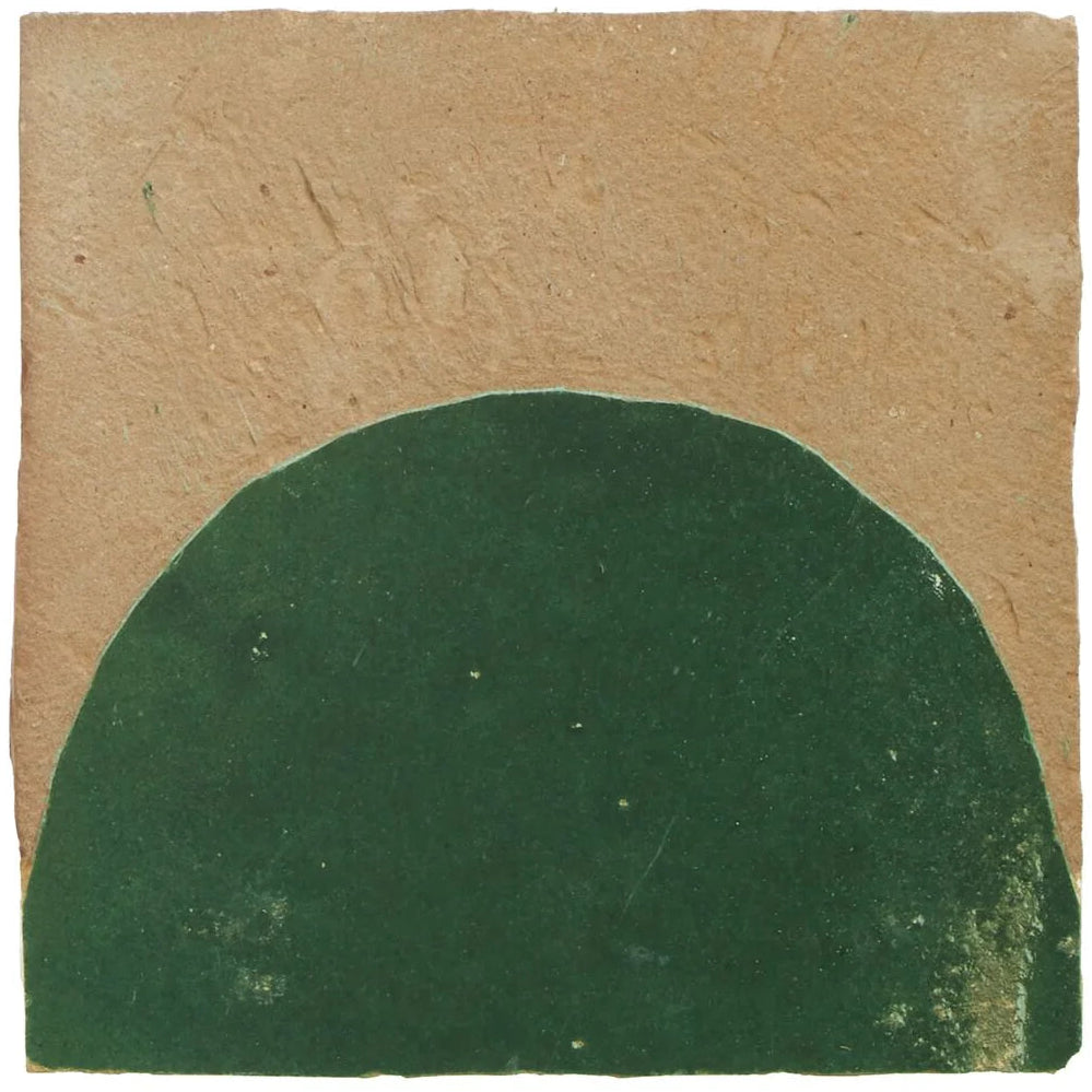 Medina Moss Green Belen Handmade Moroccan Zellige Tile