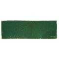 Medina moss green rectangle handmade Moroccan zellige tile featuring deep green ceramic with textured surface and edge imperfections
