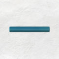 Baroque Blue Astragal Moulding Ceramic Wall Tile 152x21mm