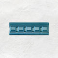 Baroque Blue Dentil Moulding Ceramic Wall Tile 152x50mm
