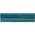 Baroque Blue Hogarth Moulding Ceramic Wall Tile 152x38mm