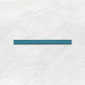 Baroque Blue Omega Moulding Ceramic Wall Tile 152x12mm