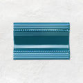 Baroque Blue Plain Cornice Ceramic Wall Tile 152x75mm