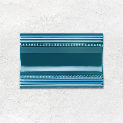 Baroque Blue Plain Cornice
