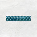Baroque Blue Scroll Moulding Ceramic Wall Tile 152x29mm