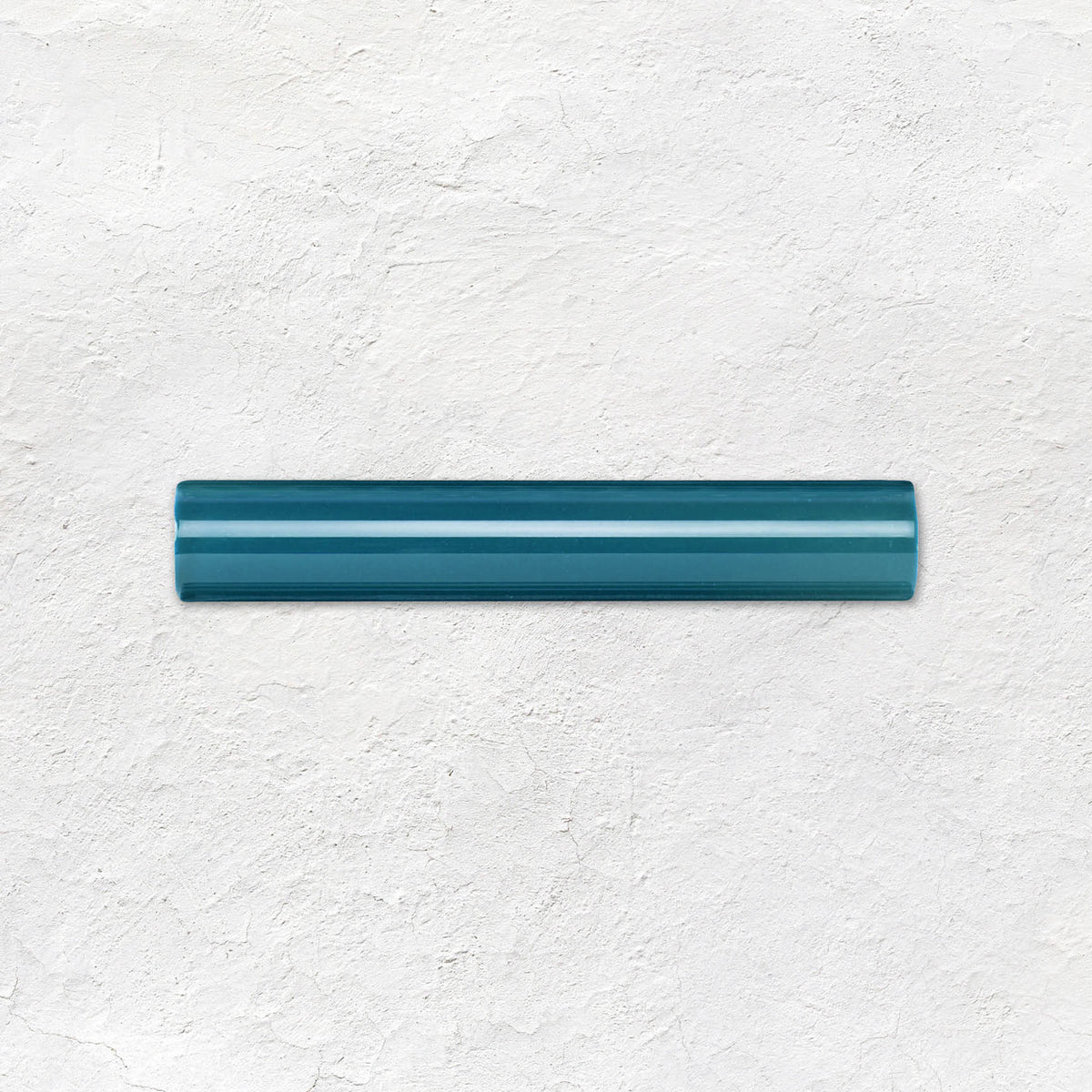 Baroque Blue Sigma Moulding Ceramic Wall Tile 152x26mm - Gloss