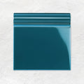 Baroque Blue Skirting Tile 152x152mm