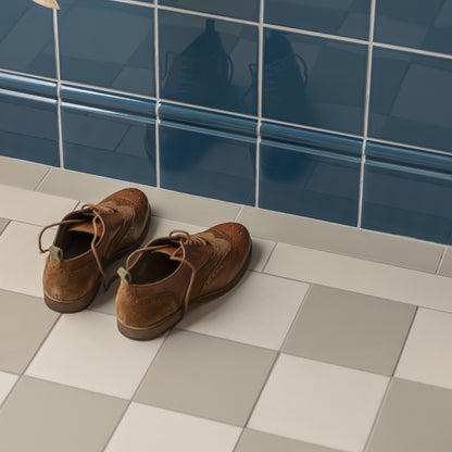 Baroque Blue Skirting Tile 152x152mm