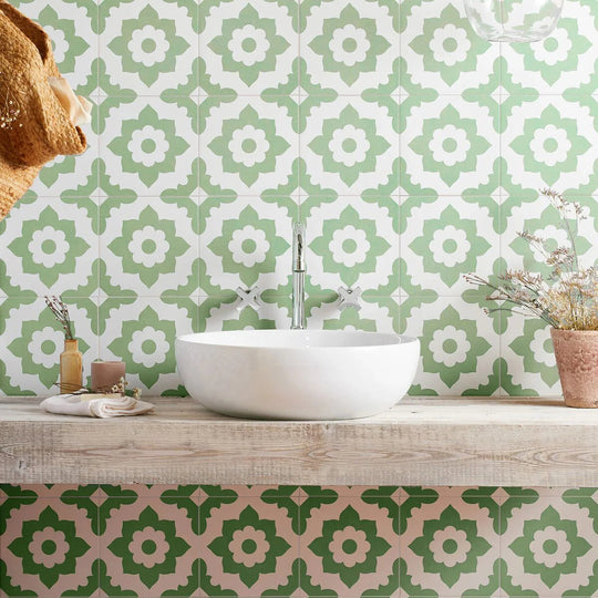 Bert & May Green Santona Porcelain