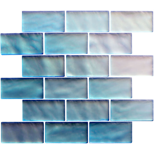 Blue Frost Mosaic Radiance Wall Tile