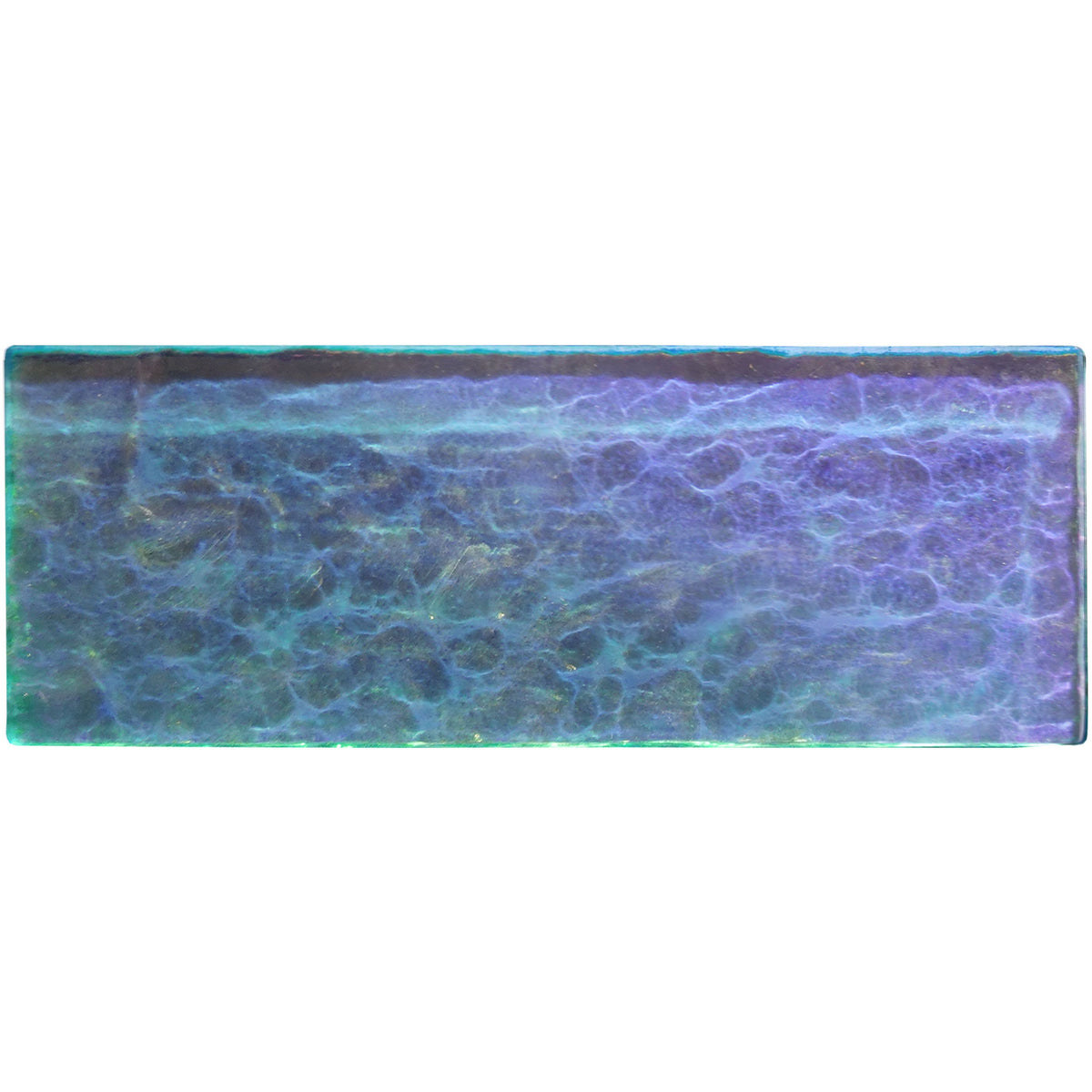 Blue Gloss Brick Radiance – close-up detail
