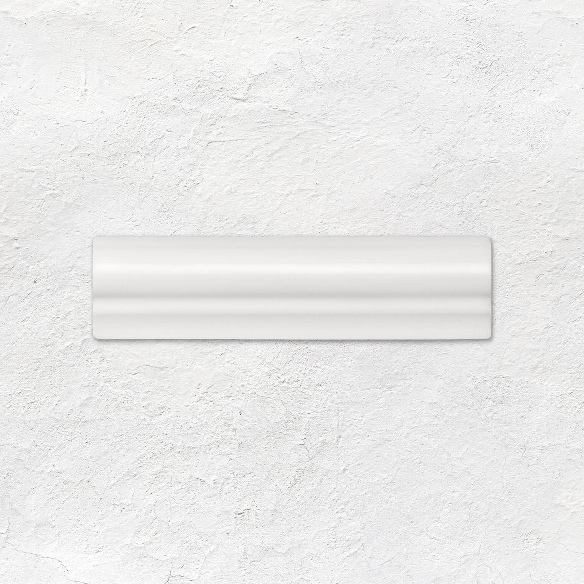 Brilliant White Albert Moulding Ceramic Wall Tile 152x40mm - Gloss