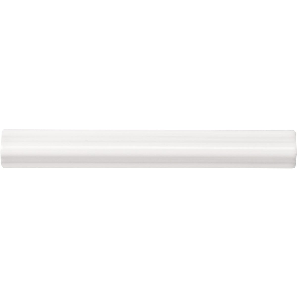 Brilliant White Astragal Moulding Ceramic Wall Tile 152x21mm - Gloss