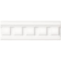 Brilliant White Dentil Moulding Ceramic Wall Tile 152x50mm