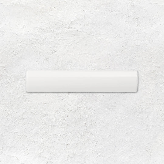 Brilliant White External Corner Trim Ceramic Wall Tile 152x30mm