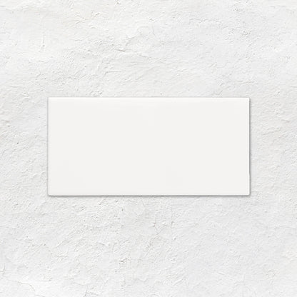 Brilliant White Half Tile 152x76mm