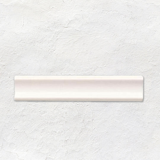 Brilliant White Internal Corner Trim Ceramic Wall Tile 152x30mm