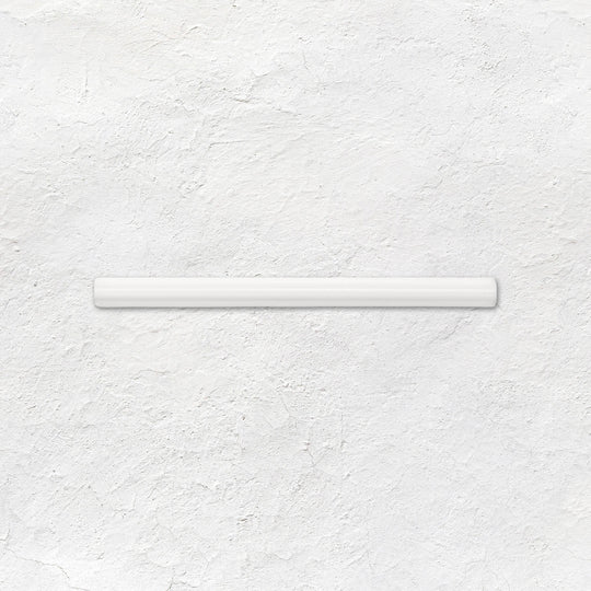 Brilliant White Omega Moulding Ceramic Wall Tile 152x12mm