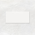 Brilliant White Rounded Short Edge Half Tile