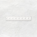 Brilliant White Scroll Moulding Ceramic Wall Tile 152x29mm