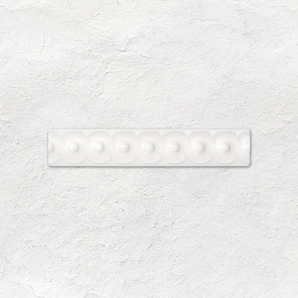 Brilliant White Scroll Moulding