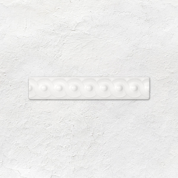Brilliant White Scroll Moulding