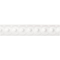Brilliant White Scroll Moulding Ceramic Wall Tile 152x29mm