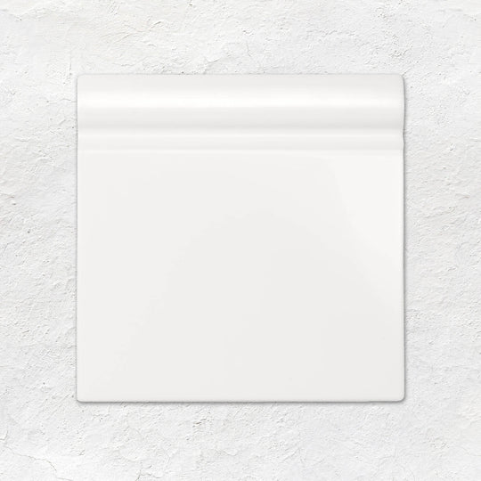 Brilliant White Skirting Tile 152x152mm