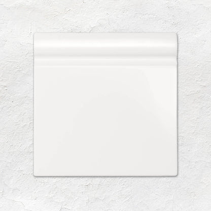 Brilliant White Skirting Tile 152x152mm