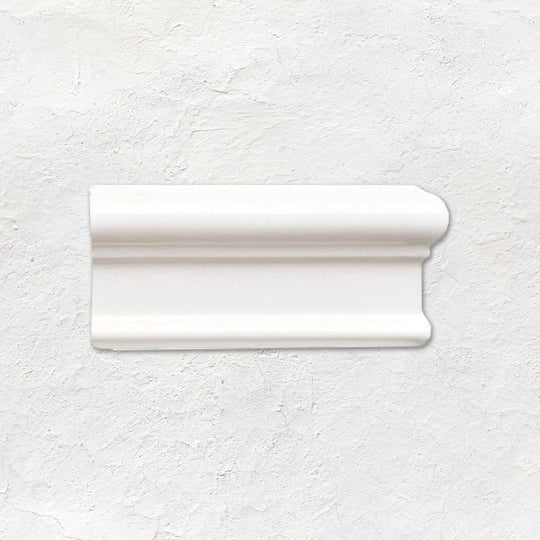 Brilliant White Victoria Right External Corner Ceramic Wall Tile