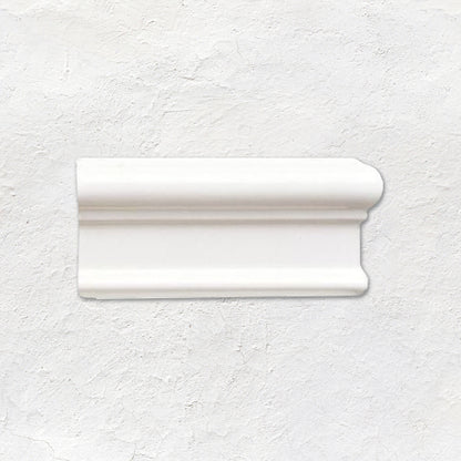 Brilliant White Victoria Right External Corner Ceramic Wall Tile